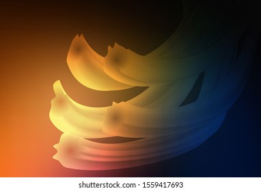 Dark Orange vector colorful abstract texture. Modern abstract illustration with gradient. Smart design for your work.