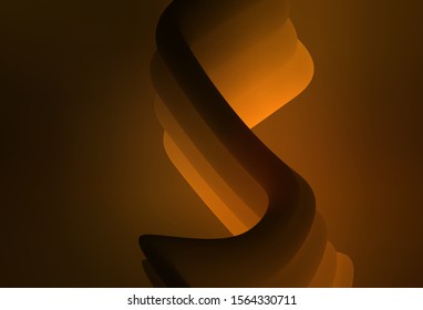 Dark Orange vector colorful abstract texture. Colorful illustration in abstract style with gradient. New style design for your brand book.