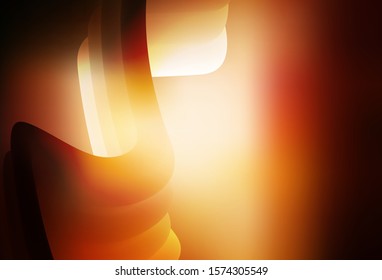 Dark Orange vector colorful abstract texture. New colored illustration in blur style with gradient. Elegant background for a brand book.