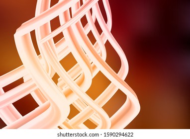 Dark Orange vector colorful abstract texture. A completely new colored illustration in blur style. New style design for your brand book.