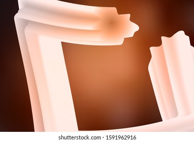 Dark Orange vector colorful abstract background. Modern abstract illustration with gradient. Completely new design for your business.