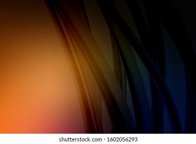 Dark Orange vector colorful abstract background. Abstract colorful illustration with gradient. Smart design for your work.