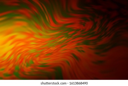 Dark Orange vector colorful abstract texture. Abstract colorful illustration with gradient. New design for your business.