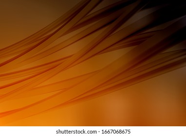 Dark Orange vector colorful abstract background. An elegant bright illustration with gradient. New style for your business design.
