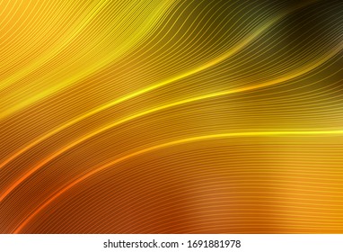 Dark Orange vector colorful abstract texture. An elegant bright illustration with gradient. New design for your business.
