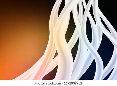Dark Orange vector colorful abstract background. An elegant bright illustration with gradient. Background for a cell phone.