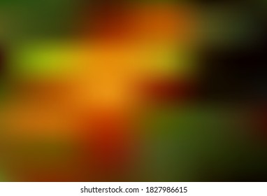 Dark Orange vector colorful abstract texture. A completely new colored illustration in blur style. Background for a cell phone.