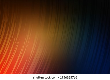 Dark Orange vector colorful abstract background. Colorful illustration in abstract style with gradient. The best blurred design for your business.