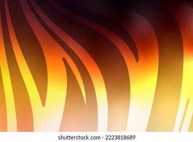 Textura abstracta de color vectorial oscuro naranja. Una elegante ilustración brillante con gradiente. Diseño inteligente para su trabajo.