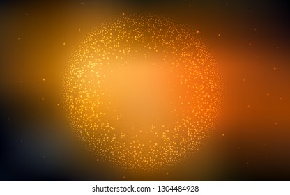 Dark Orange vector colorful blur backdrop. New colored illustration in blur style with gradient. New design for your business.