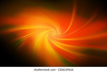 Dark Orange vector colorful blur backdrop. New colored illustration in blur style with gradient. Blurred design for your web site.