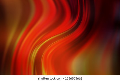 Dark Orange vector colorful blur backdrop. Shining colored illustration in smart style. New style design for your brand book.