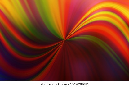 Dark Orange vector colorful blur background. An elegant bright illustration with gradient. Blurred design for your web site.