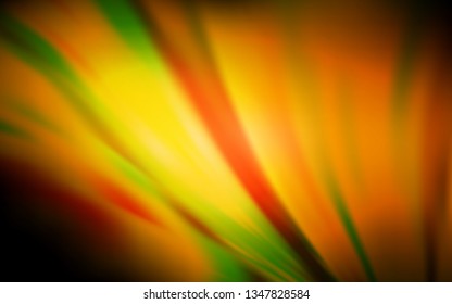 Dark Orange vector colorful blur backdrop. Creative illustration in halftone style with gradient. New way of your design.