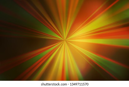 Dark Orange vector colorful blur backdrop. Colorful abstract illustration with gradient. New style design for your brand book.
