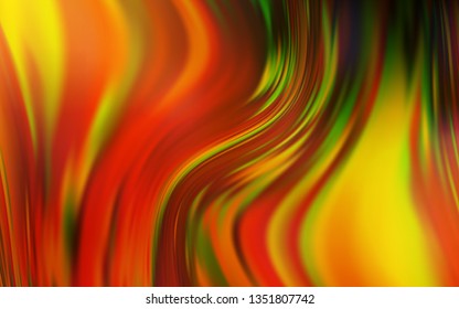 Dark Orange vector colorful blur background. Creative illustration in halftone style with gradient. The best blurred design for your business.