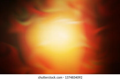 Dark Orange vector colorful blur background. New colored illustration in blur style with gradient. Smart design for your work.