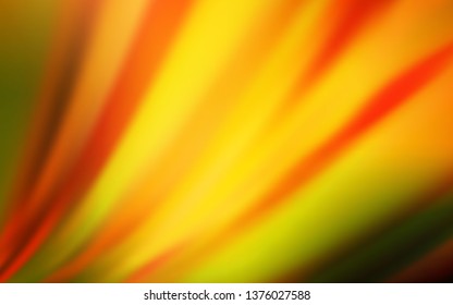 Dark Orange vector colorful blur background. Creative illustration in halftone style with gradient. Smart design for your work.