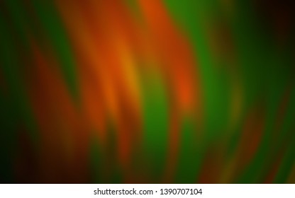 Dark Orange vector colorful blur background. Glitter abstract illustration with gradient design. The best blurred design for your business.