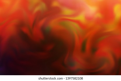 Dark Orange vector colorful blur backdrop. Shining colored illustration in smart style. Blurred design for your web site.