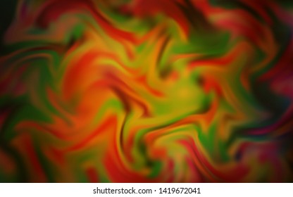 Dark Orange vector colorful blur background. A completely new colored illustration in blur style. Elegant background for a brand book.