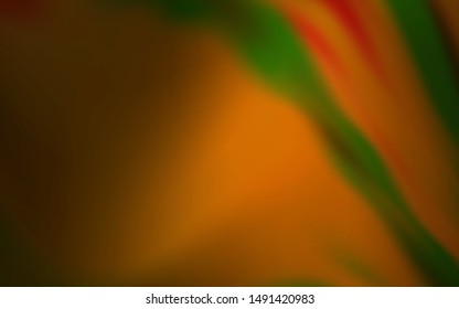 Dark Orange vector colorful blur background. Abstract colorful illustration with gradient. New way of your design.