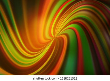 Dark Orange vector colorful blur background. Abstract colorful illustration with gradient. Background for a cell phone.