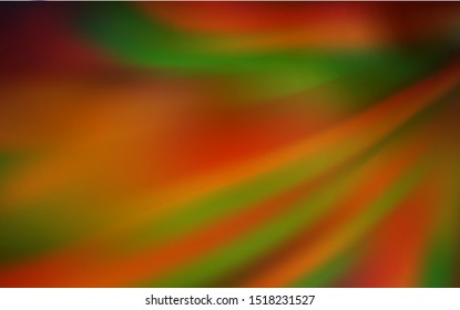Dark Orange vector colorful blur background. Colorful abstract illustration with gradient. Background for designs.