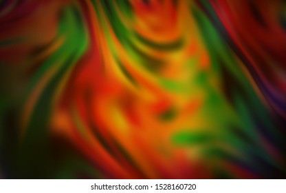Dark Orange vector colorful blur backdrop. Colorful abstract illustration with gradient. New design for your business.