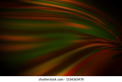 Dark Orange vector colorful blur background. Shining colored illustration in smart style. The best blurred design for your business.