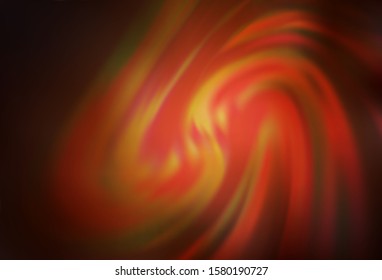 Dark Orange vector colorful blur background. An elegant bright illustration with gradient. New style for your business design.