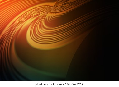 Dark Orange vector colorful blur background. Colorful illustration in abstract style with gradient. Elegant background for a brand book.