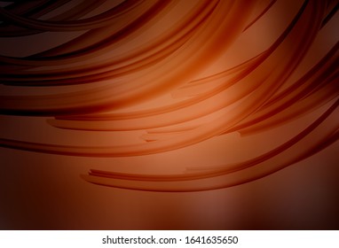 Dark Orange vector colorful blur backdrop. Colorful abstract illustration with gradient. Background for a cell phone.