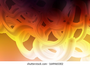 Dark Orange vector colorful blur background. Creative illustration in halftone style with gradient. The best blurred design for your business.