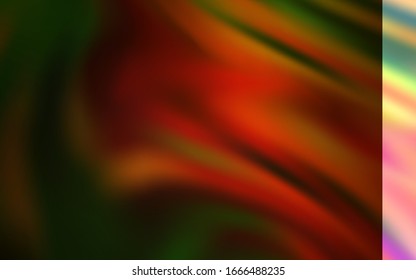 Dark Orange vector colorful blur background. Colorful illustration in abstract style with gradient. Smart design for your work.