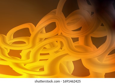 Dark Orange vector colorful blur background. Abstract colorful illustration with gradient. Blurred design for your web site.