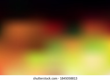Dark Orange vector colorful blur backdrop. Colorful abstract illustration with gradient. New style for your business design.