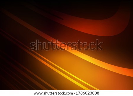 Dark Orange vector colorful blur background. Glitter abstract illustration with gradient design. Background for a cell phone.