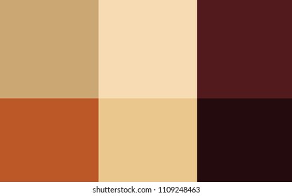 Dark Orange vector cover with colorful palette. Decorative design of colorful palette. Pattern of colors for designers of booklets, leaflets.