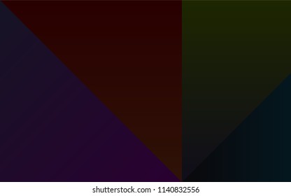 Dark Orange vector cover with colorful palette. Colorful gradient set with collection of rainbow colors. Smart set of colors for your work as a designer.