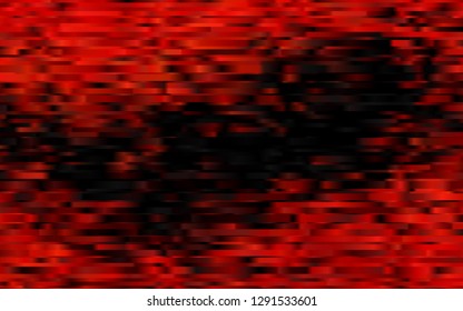 Dark Orange vector cover with long lines. Shining colored illustration with narrow lines. The pattern can be used for websites.