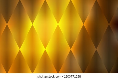 Dark Orange vector cover in polygonal style. Illustration with set of colorful rectangles. Smart design for your business advert.