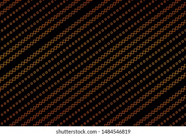Dark Orange vector cover with polygonal style. Modern abstract illustration with colorful rectangles. Pattern for busines booklets, leaflets.