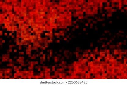 Dark Orange vector cover in polygonal style. Abstract gradient illustration with rectangles. Smart design for your business advert.