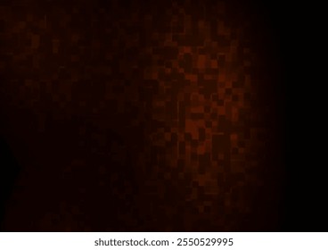 Cubierta de Vector naranja oscuro en estilo poligonal. Ilustración abstracta moderna con rectángulos coloridos. Patrón para anuncios de negocios, folletos, folletos