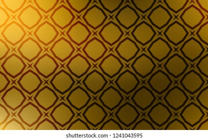 Dark Orange vector cover with small and big stars. Blurred decorative design in simple style with stars. Pattern for wrapping gifts.