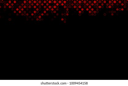 Dark Orange vector  cover with spots. Modern abstract illustration with colorful water drops. Completely new template for your brand book.