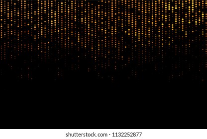 Dark Orange vector  cover with spots. Abstract illustration with colored bubbles in nature style. The pattern can be used for ads, leaflets of liquid.