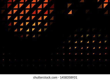 Dark Orange vector cover with spots. Beautiful colored illustration with blurred circles in nature style. Design for business adverts.