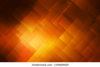 Dark Orange vector cover with stright stripes. Modern geometrical abstract illustration with Lines. Template for your beautiful backgrounds.